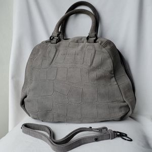 Liebeskind Berlin Gray Suede Tote Handbag